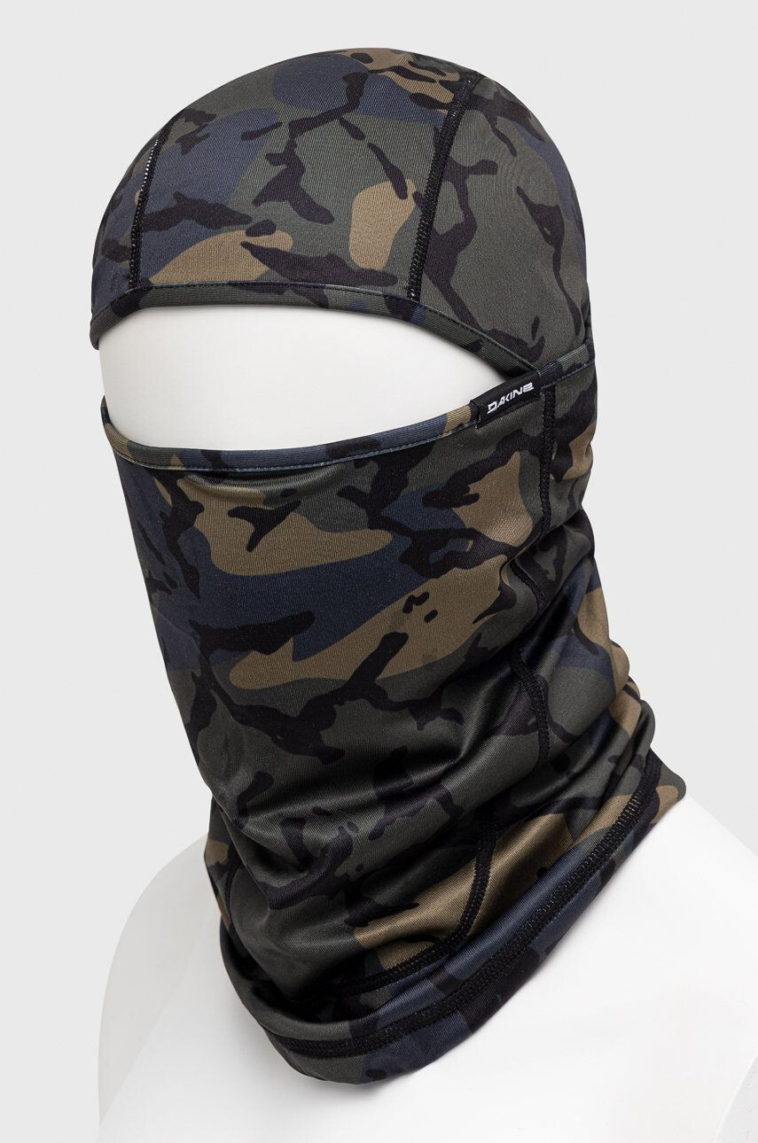 Dakine masca Ninja Balaclava culoarea verde din tesatura neteda - Pled.ro