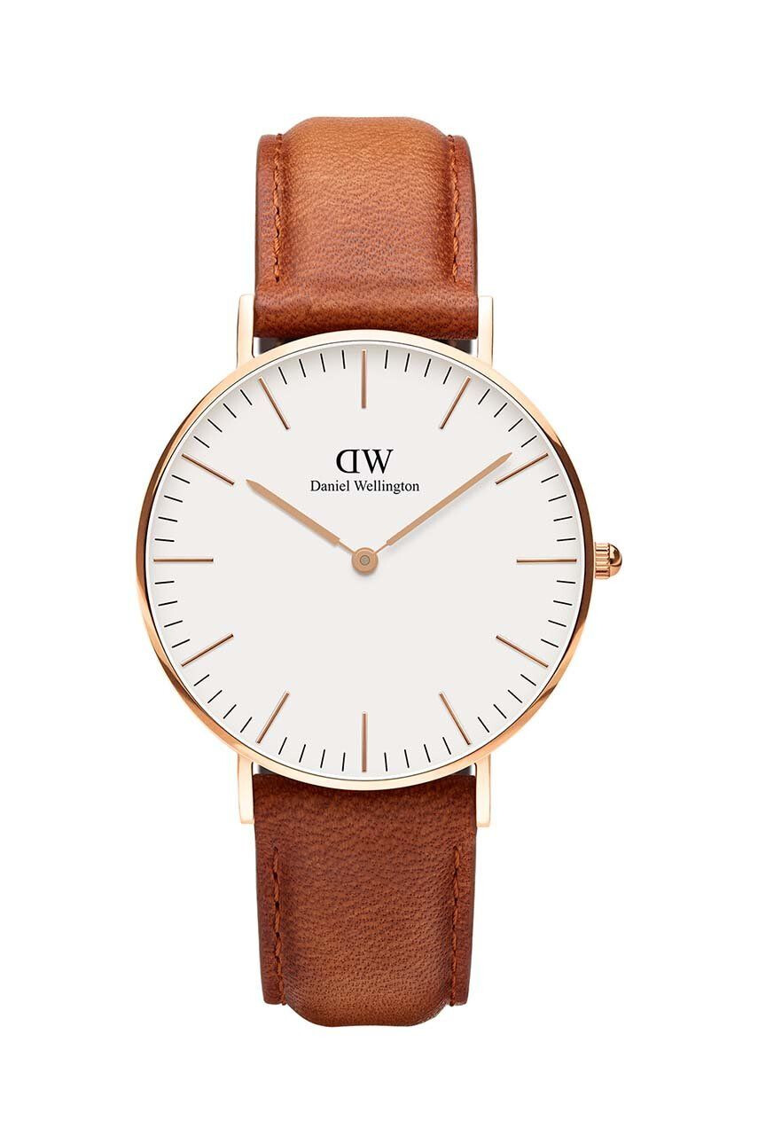 Daniel Wellington ceas Classic 36 Durham culoarea roz - Pled.ro