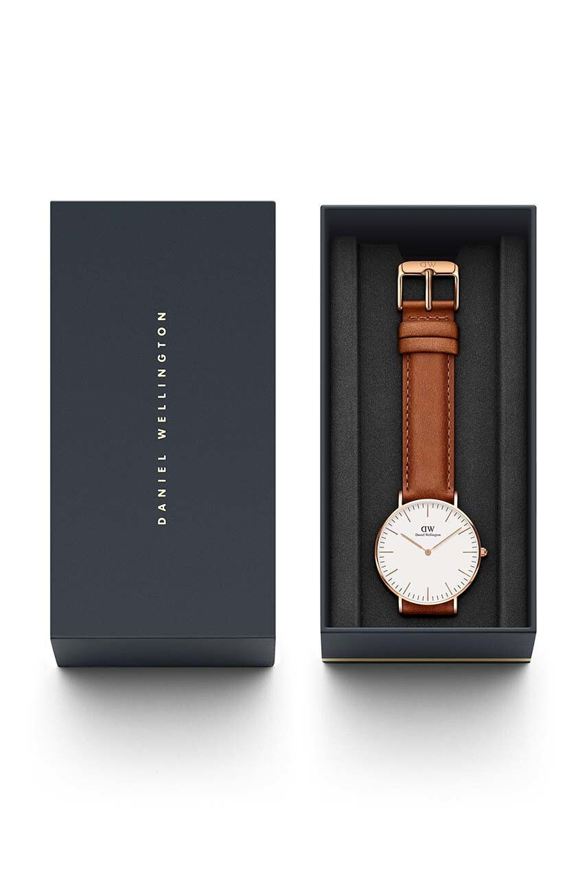 Daniel Wellington ceas Classic 36 Durham culoarea roz - Pled.ro