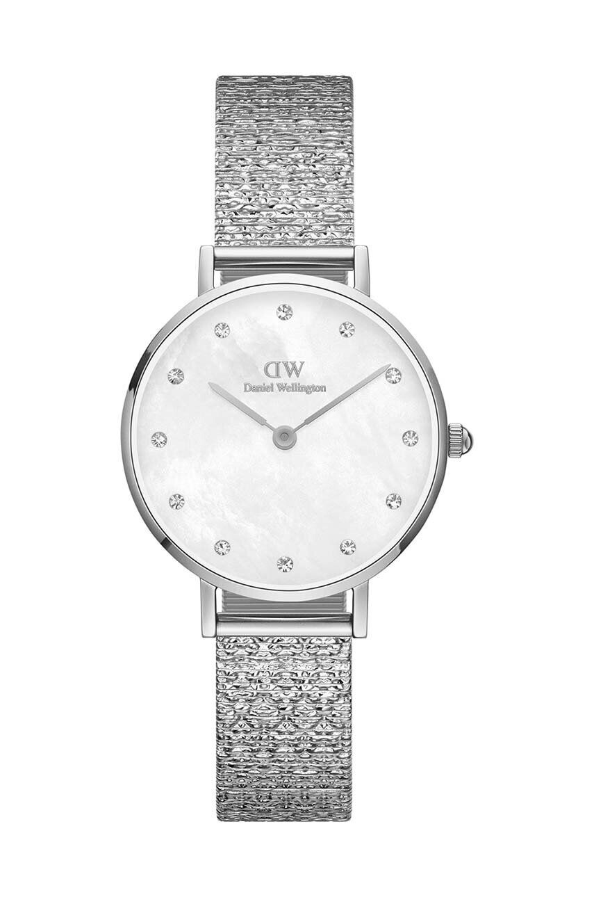 Daniel Wellington ceas Petite 28 Lumine femei culoarea argintiu - Pled.ro