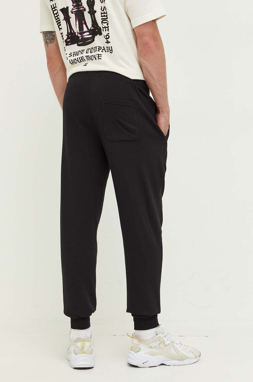 DC pantaloni de trening culoarea negru cu imprimeu - Pled.ro