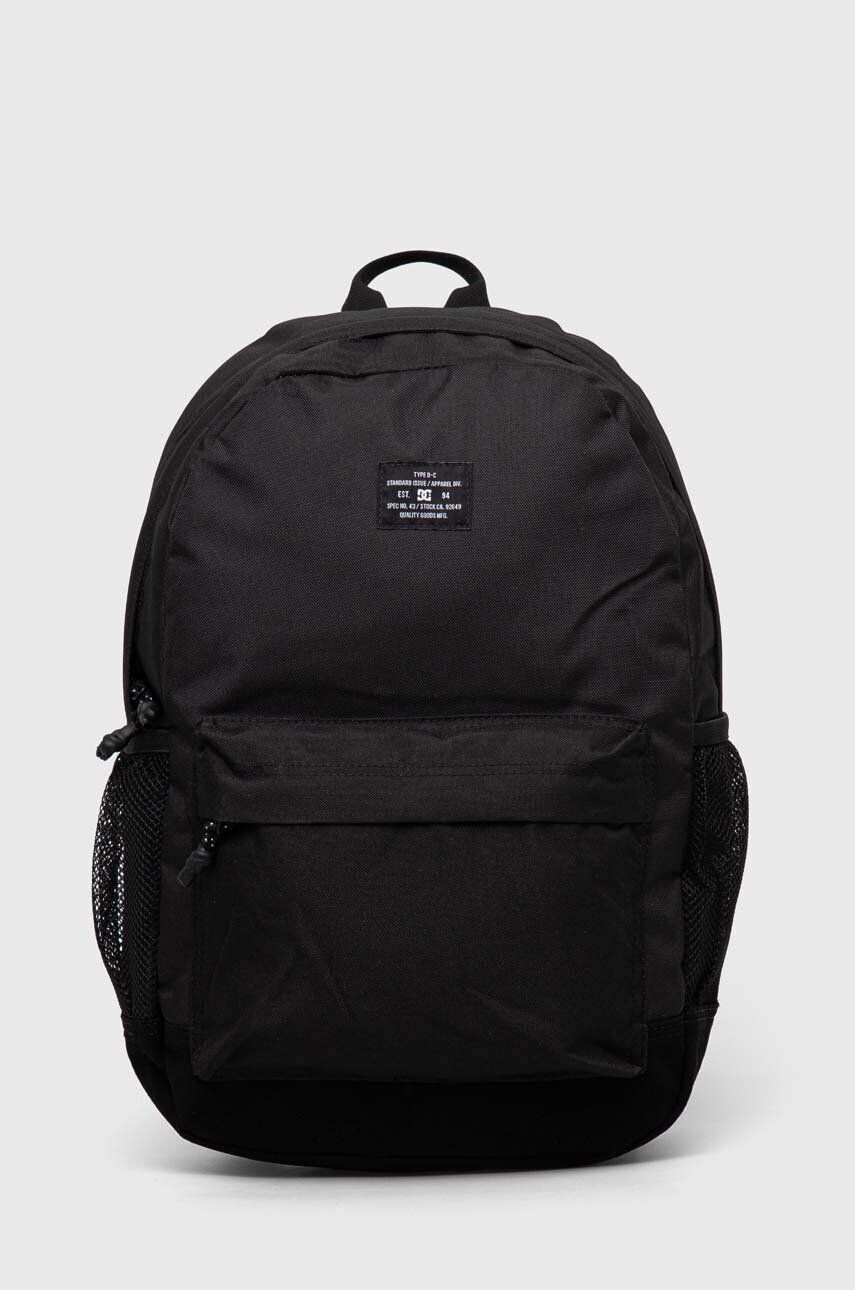 DC rucsac barbati culoarea negru mare cu imprimeu - Pled.ro