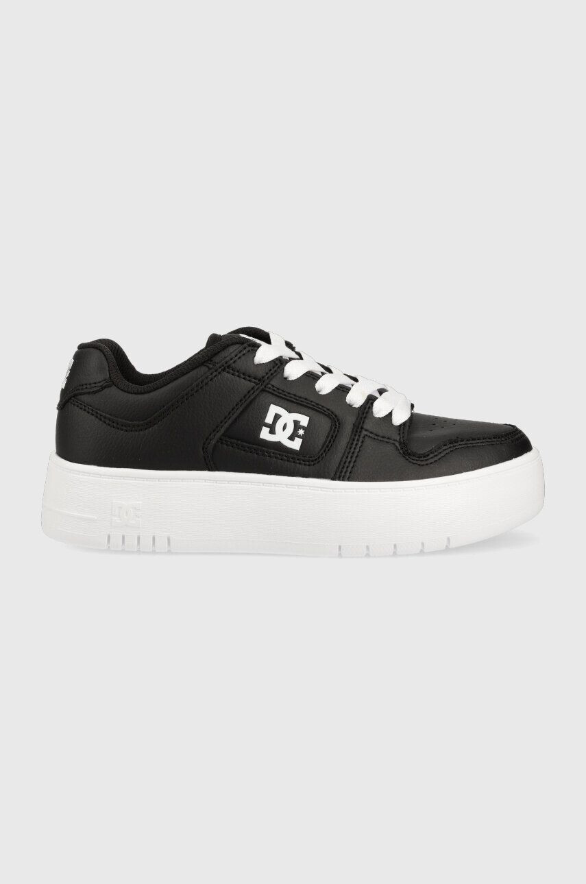 DC sneakers din piele culoarea turcoaz - Pled.ro