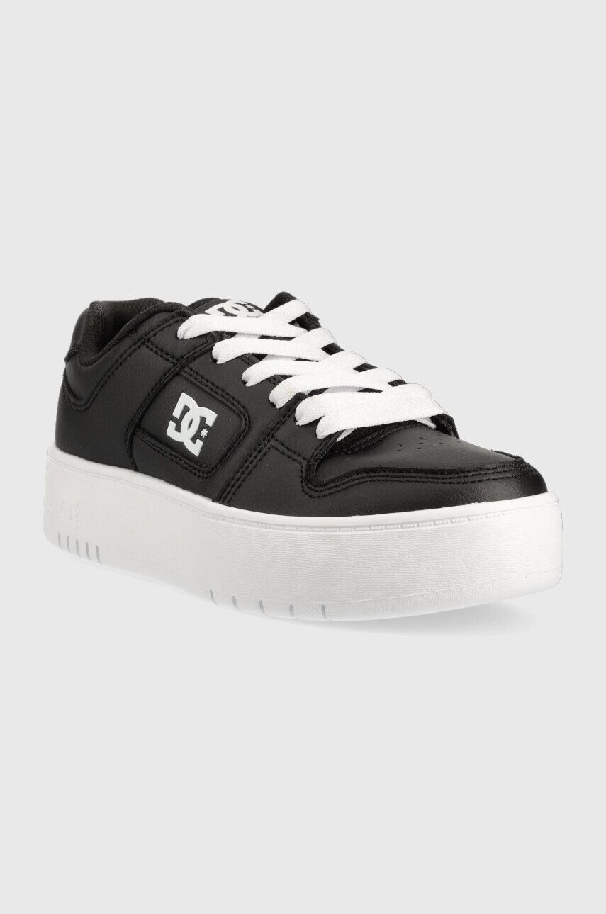 DC sneakers din piele culoarea turcoaz - Pled.ro