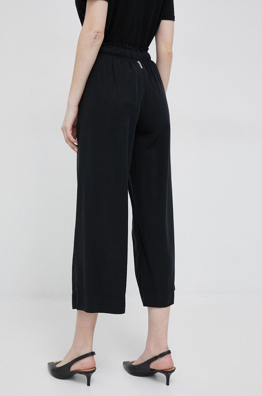 Deha pantaloni femei culoarea negru drept high waist - Pled.ro