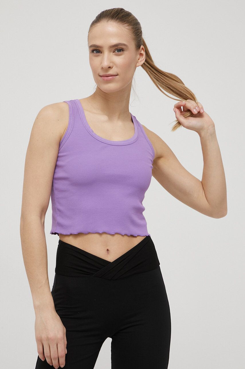 Deha top femei culoarea violet - Pled.ro