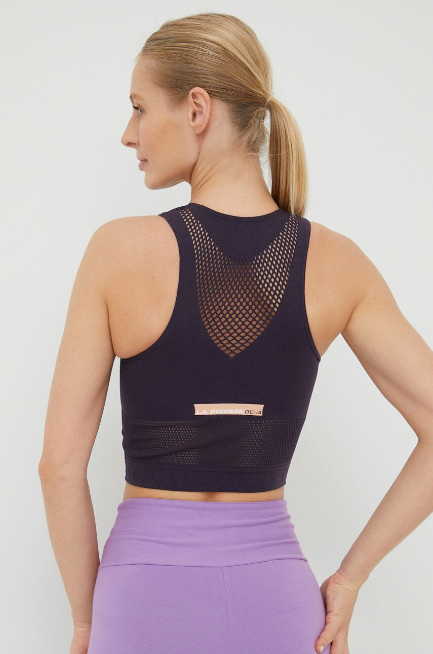 Deha top femei culoarea violet - Pled.ro