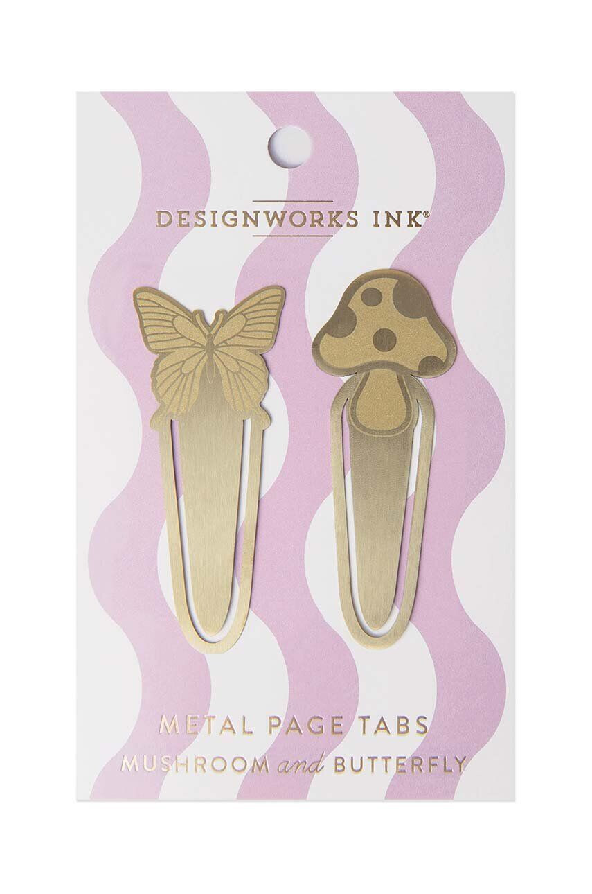 Designworks Ink filă la cărți Mushrooms + Butterfly 2-pack - Pled.ro