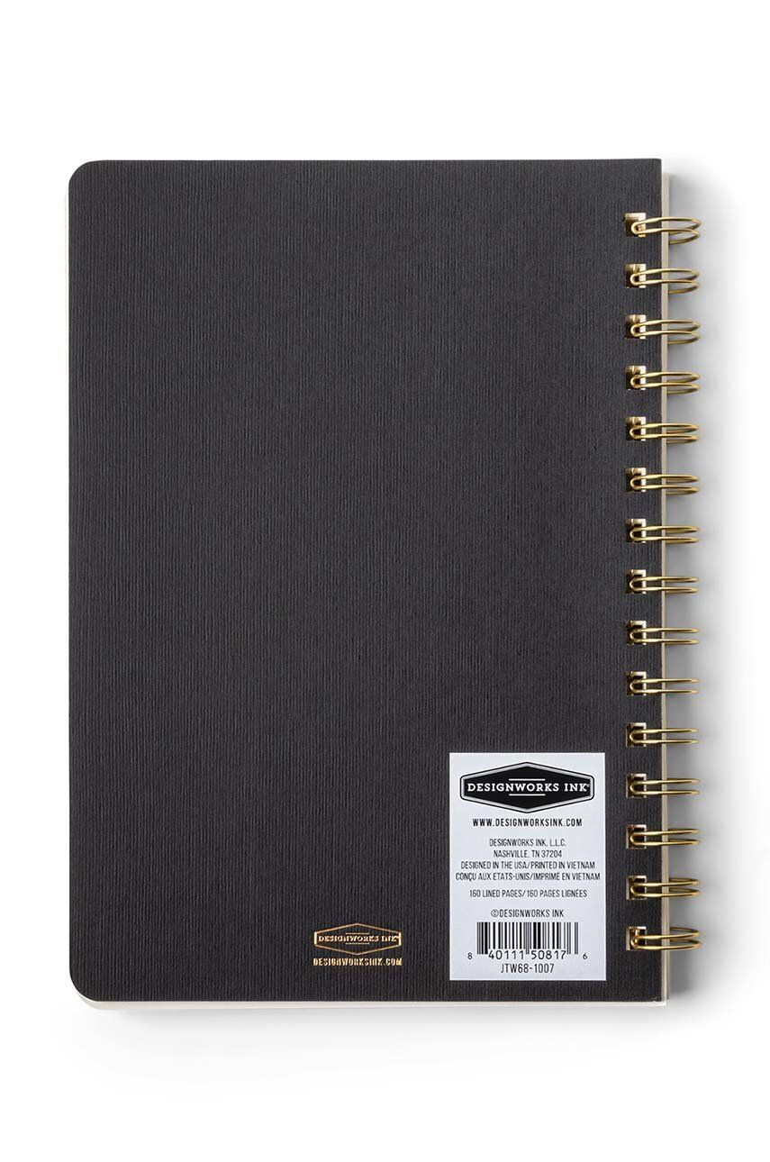 Designworks Ink Notepad Ebony Crest - Pled.ro