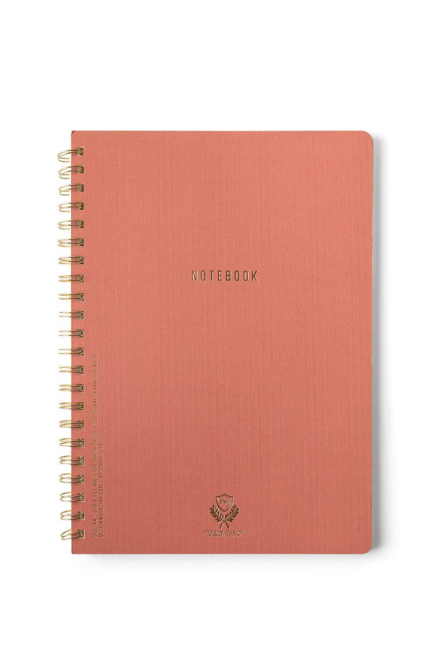 Designworks Ink Notepad Terracotta Crest - Pled.ro