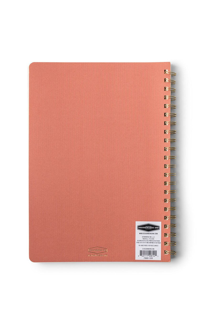 Designworks Ink Notepad Terracotta Crest - Pled.ro