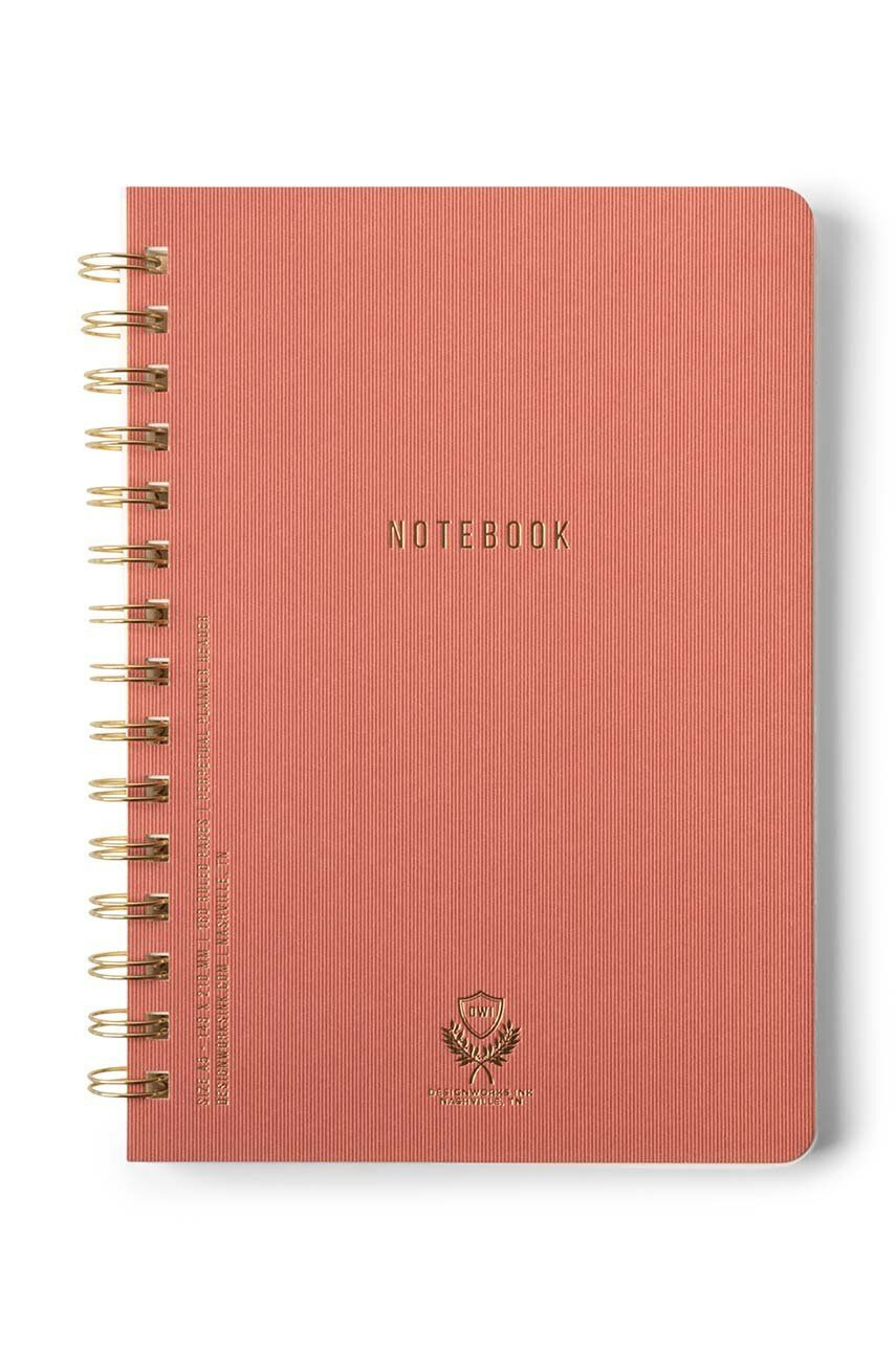 Designworks Ink Notepad Terracotta Crest - Pled.ro