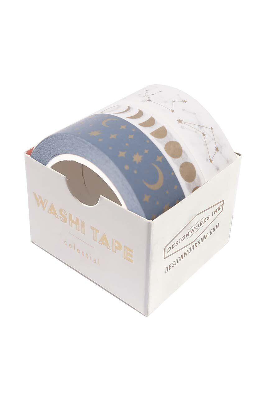 Designworks Ink set de benzi adezive Washi Tape - Celestial 3-pack - Pled.ro