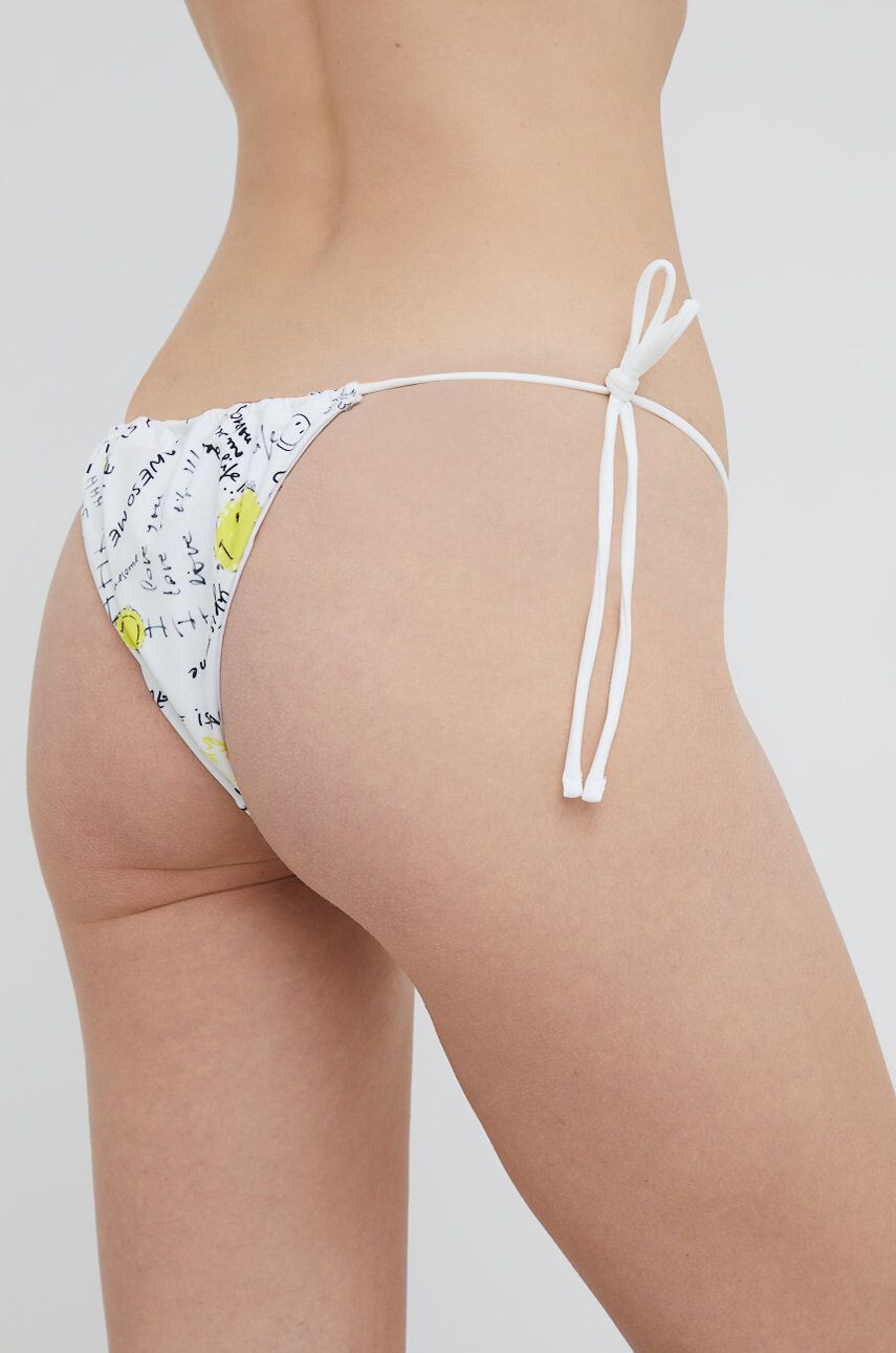 Desigual chiloti de baie culoarea alb - Pled.ro