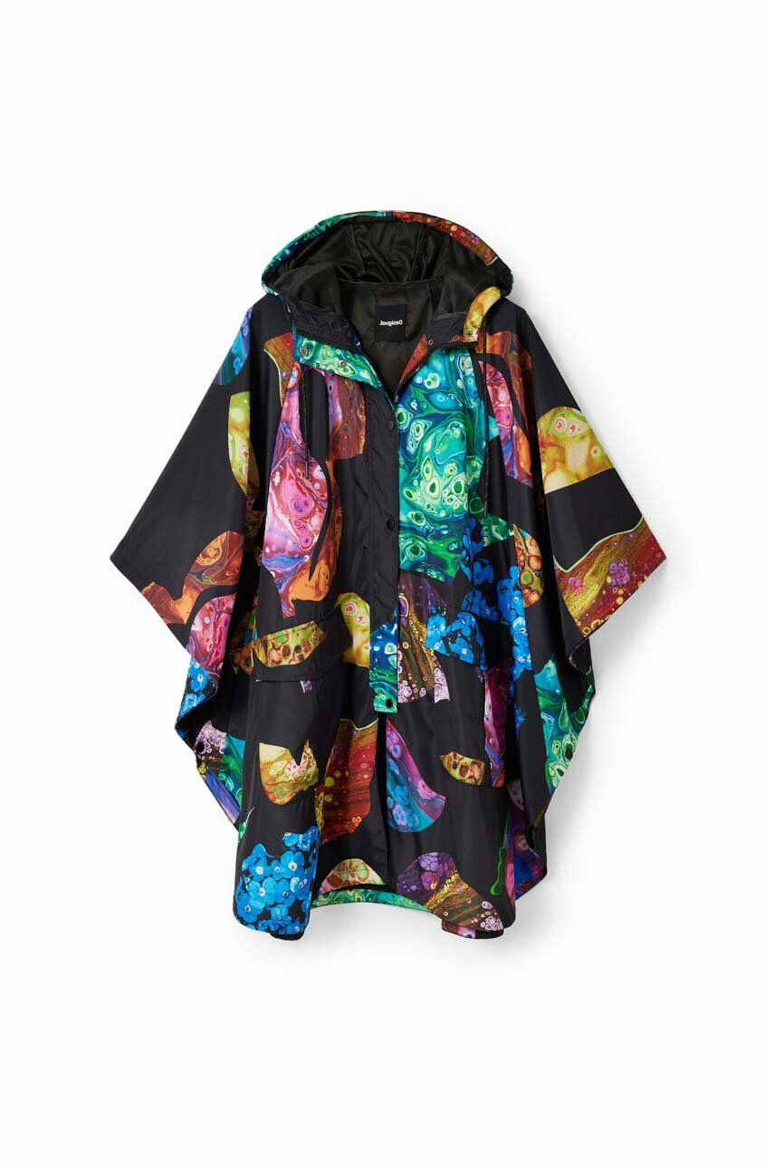 Desigual geaca de ploaie femei de tranzitie oversize - Pled.ro