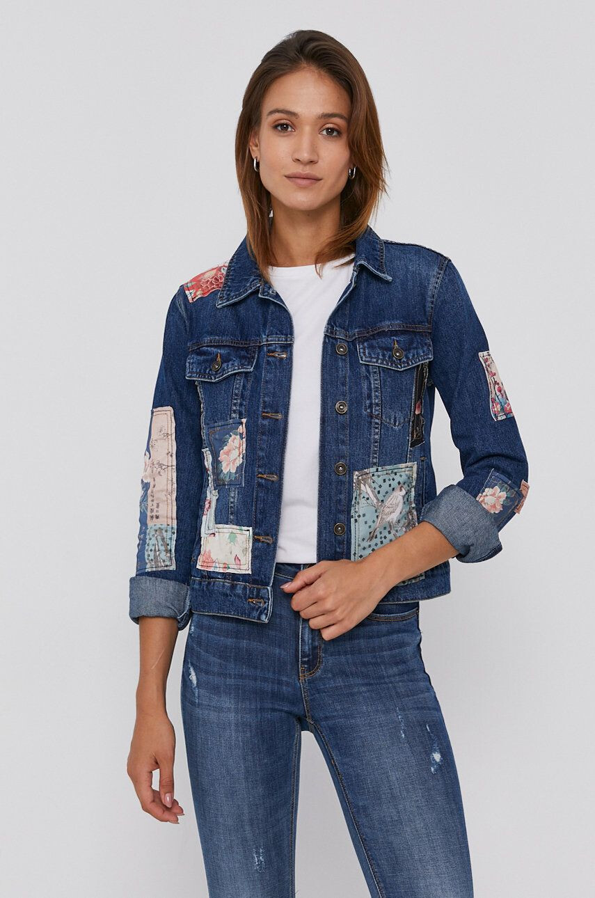 Desigual Geacă jeans - Pled.ro