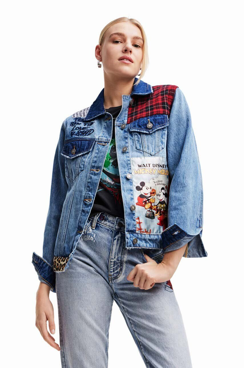 Desigual geaca jeans x Disney femei de tranzitie - Pled.ro