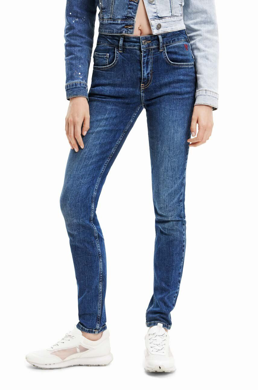 Desigual jeansi femei - Pled.ro