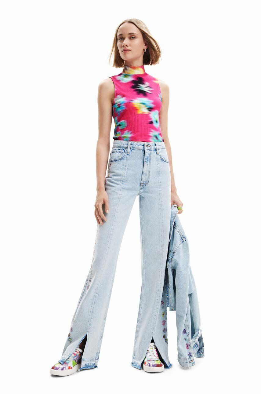 Desigual jeansi femei - Pled.ro