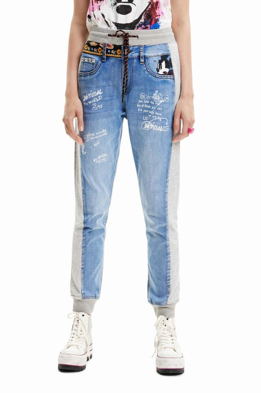 Desigual jeansi femei - Pled.ro