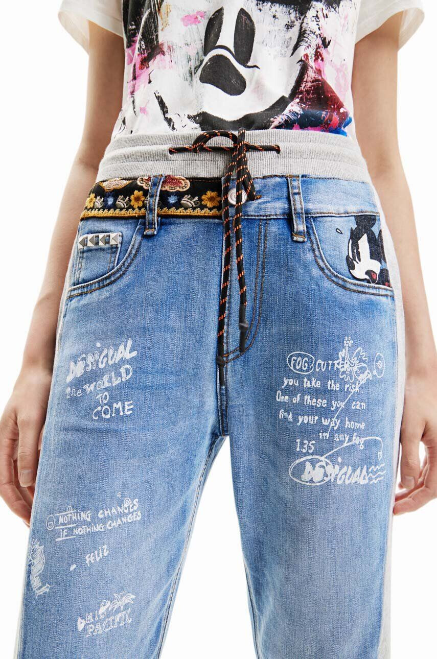 Desigual jeansi femei - Pled.ro