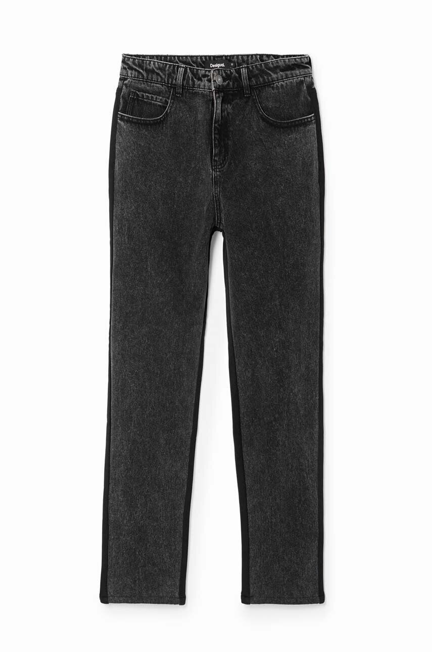 Desigual jeansi femei culoarea negru - Pled.ro