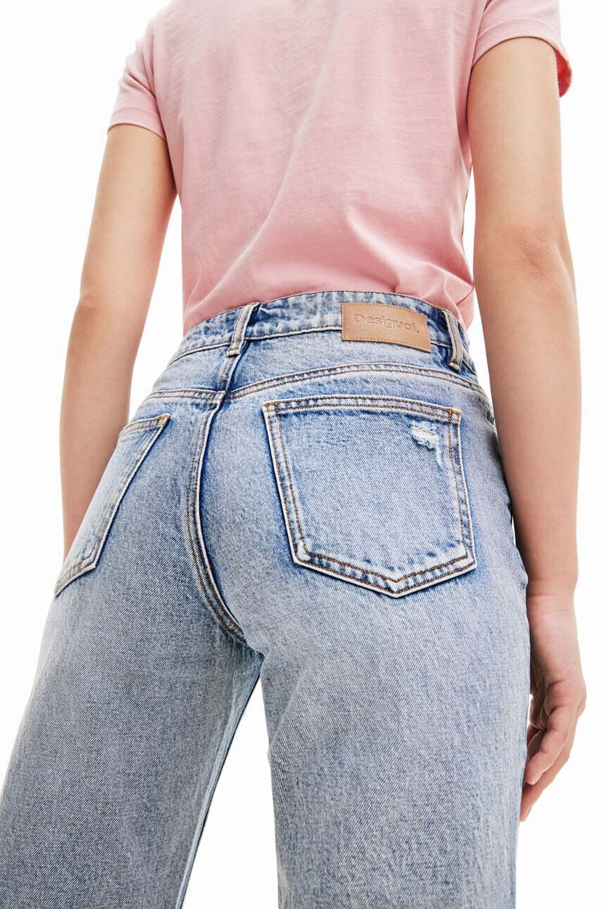 Desigual jeansi femei culoarea negru - Pled.ro