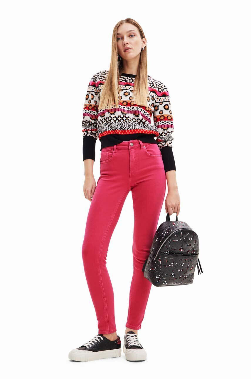 Desigual jeansi femei - Pled.ro