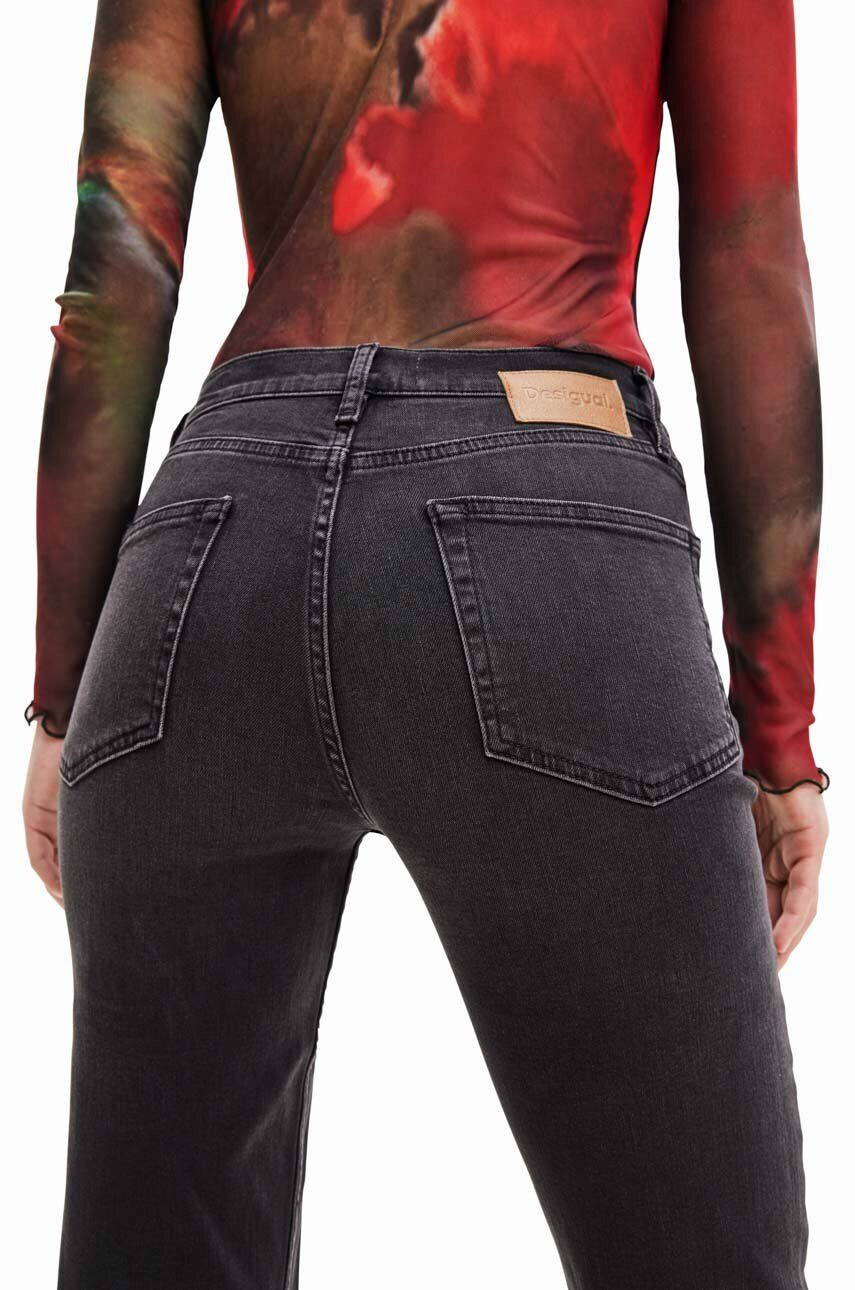 Desigual jeansi femei medium waist - Pled.ro