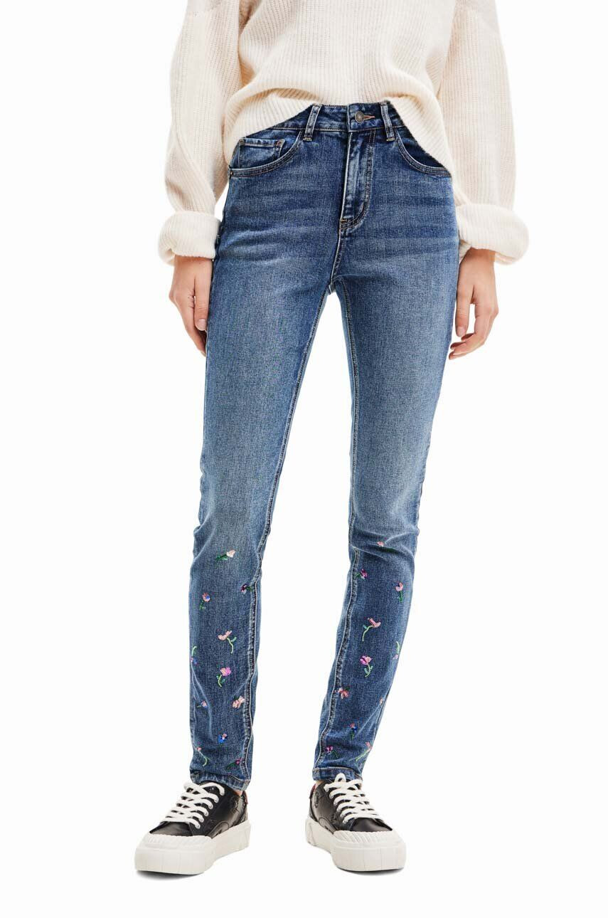 Desigual jeansi femei - Pled.ro