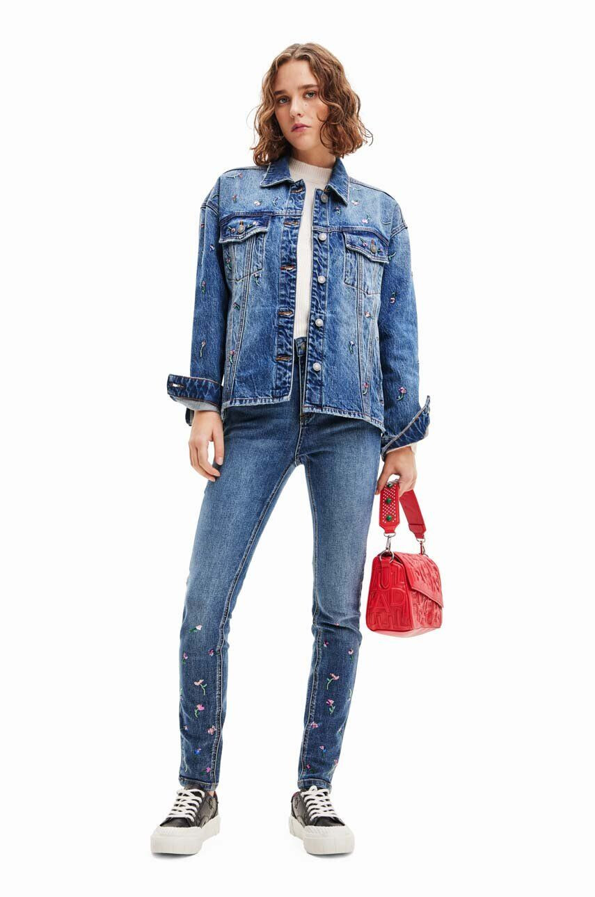 Desigual jeansi femei - Pled.ro