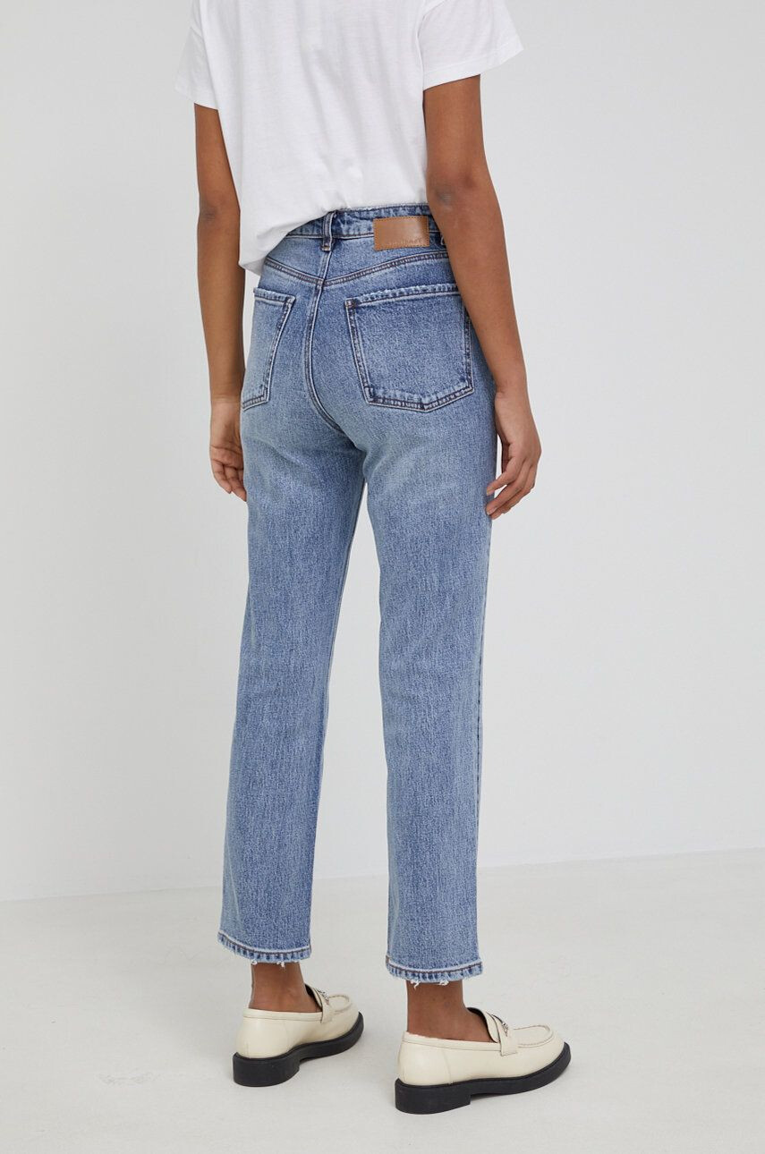 Desigual jeansi femei high waist - Pled.ro