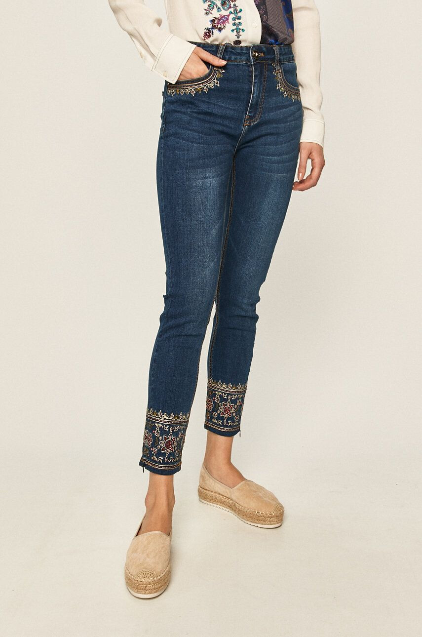 Desigual Jeansi Floyer - Pled.ro