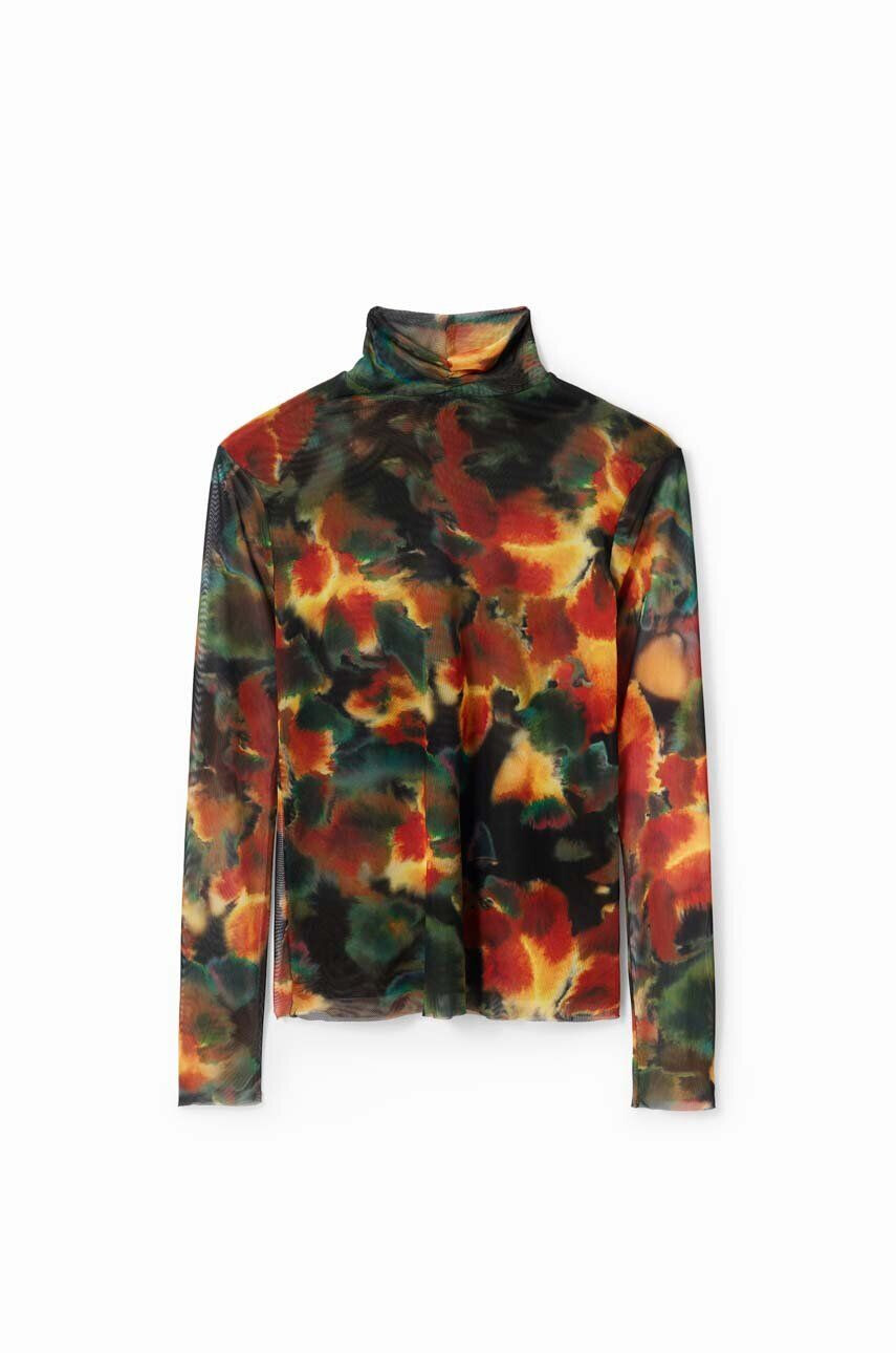 Desigual longsleeve femei cu turtleneck - Pled.ro