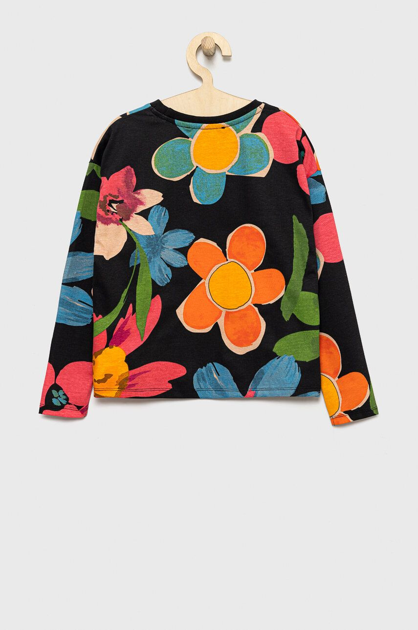 Desigual longsleeve din bumbac pentru copii - Pled.ro