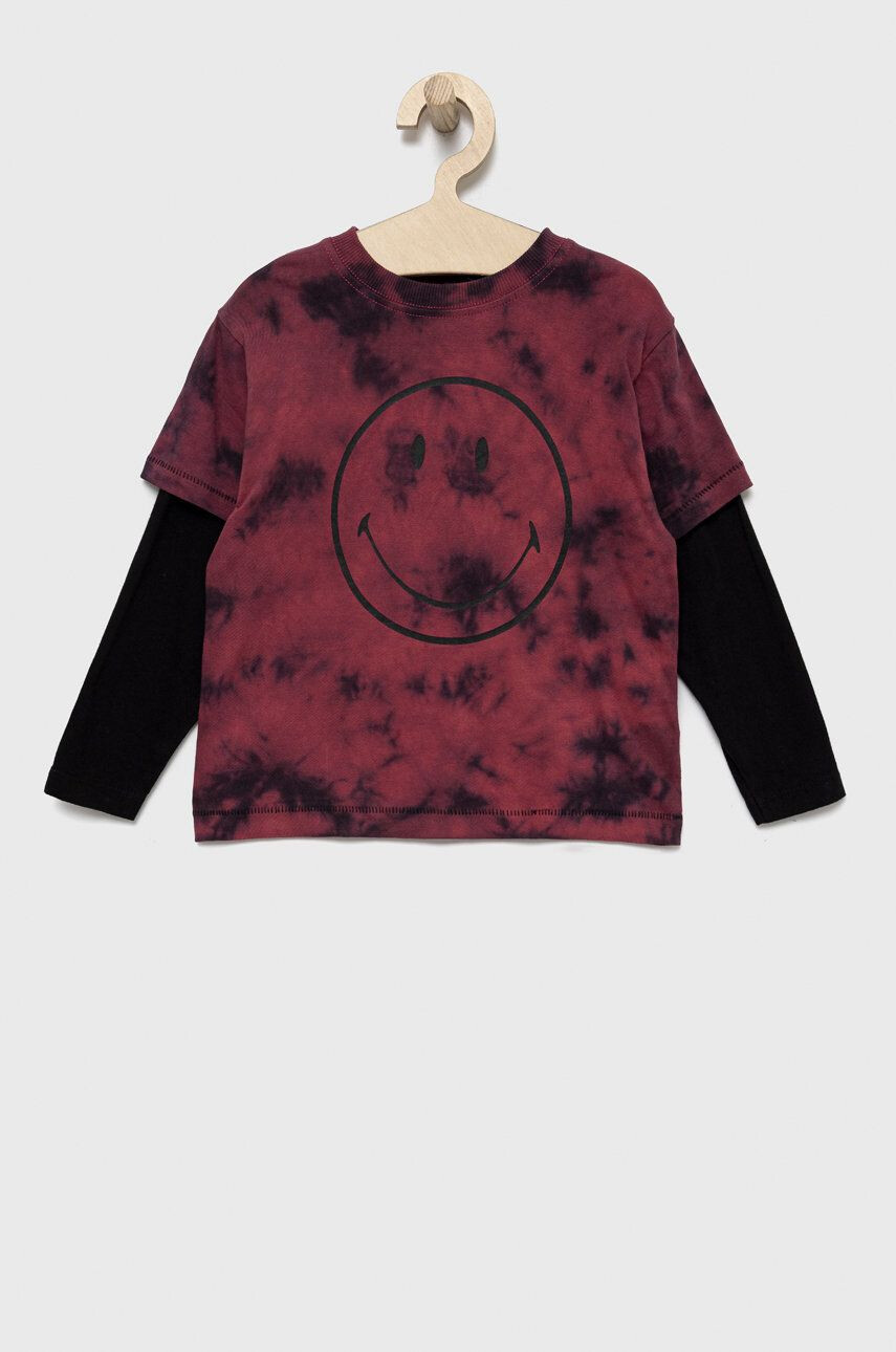 Desigual longsleeve din bumbac pentru copii - Pled.ro