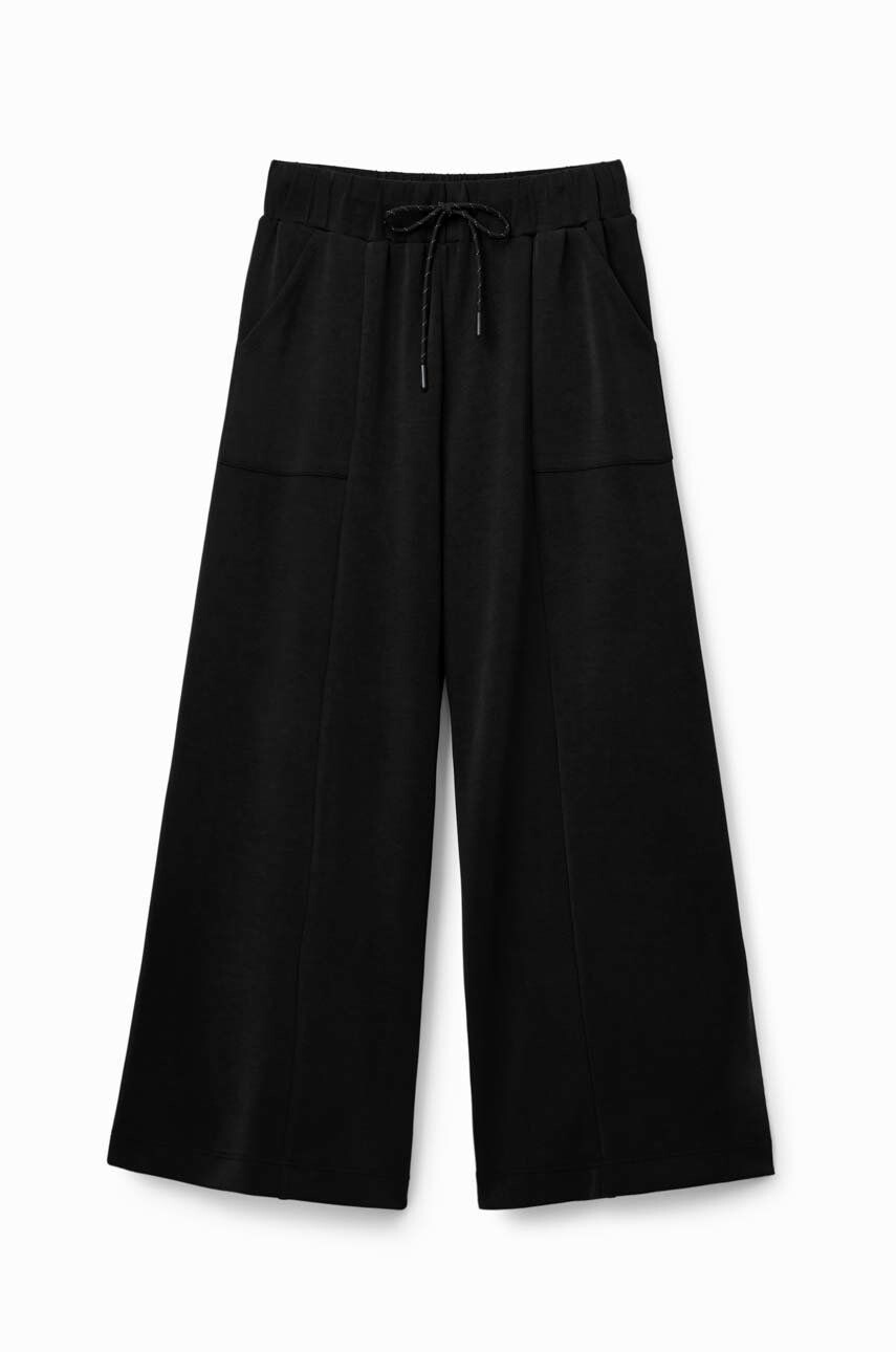 Desigual pantaloni de trening femei culoarea negru - Pled.ro