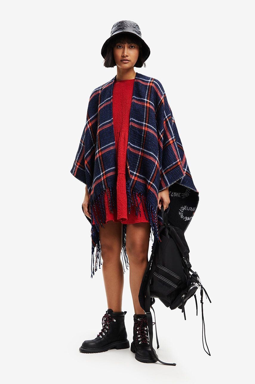 Desigual poncho reversibil - Pled.ro