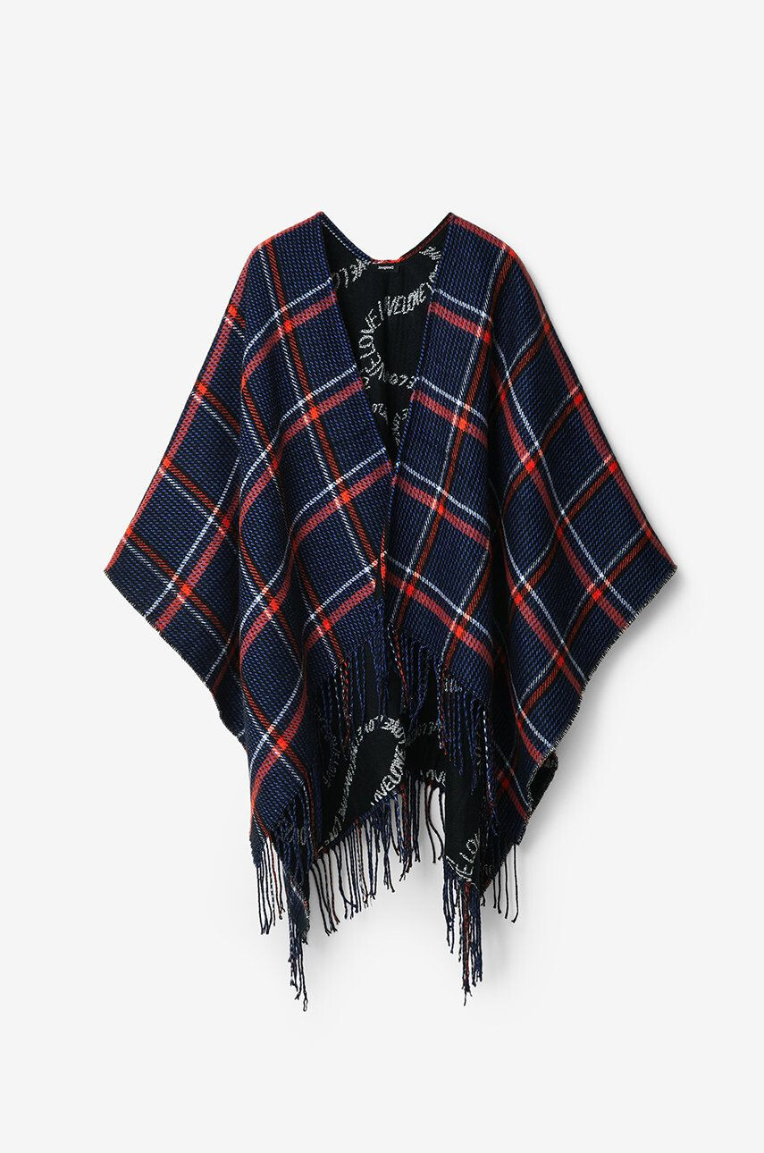 Desigual poncho reversibil - Pled.ro