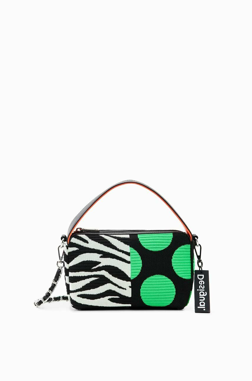 Desigual poseta culoarea negru - Pled.ro