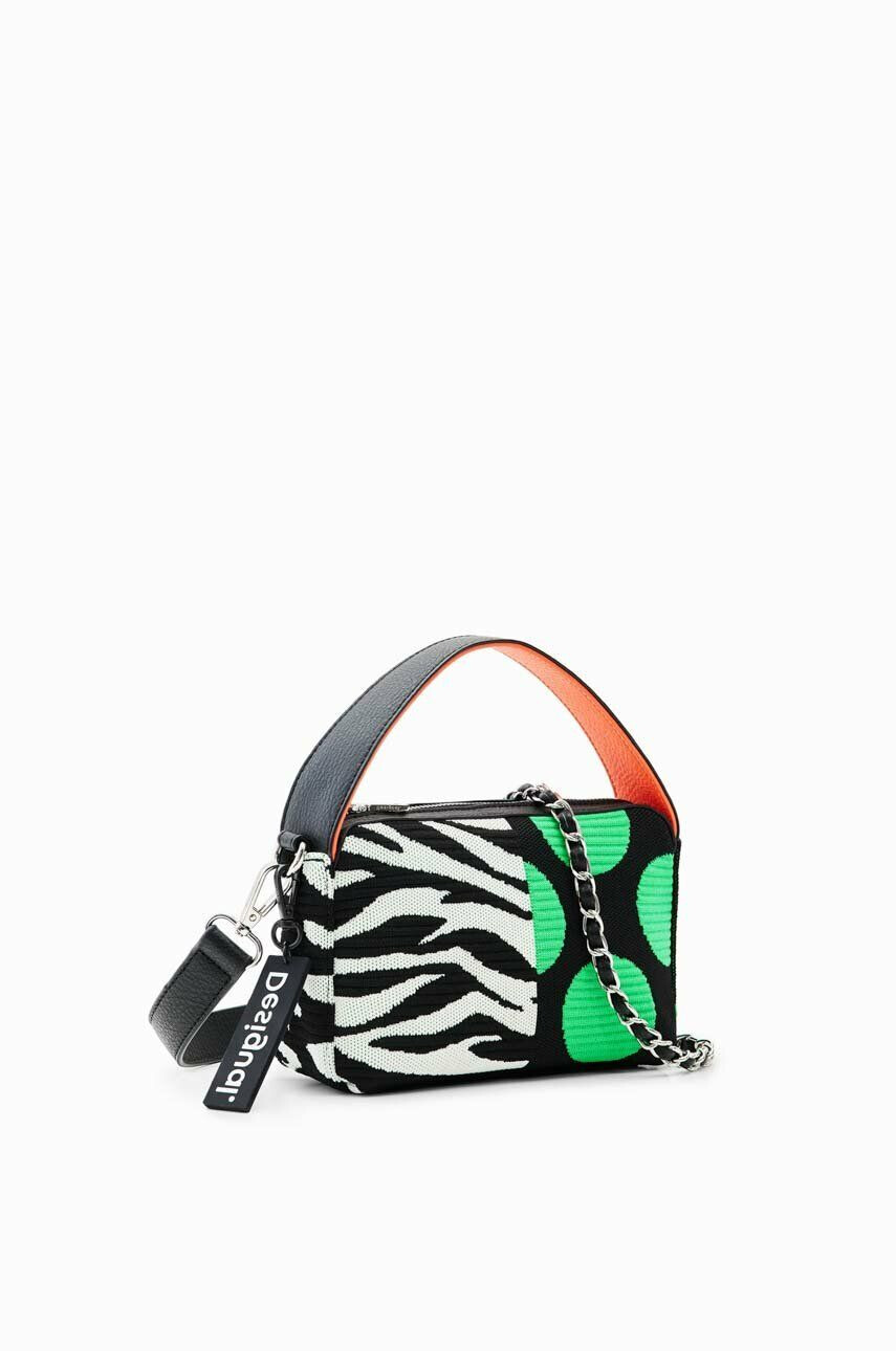 Desigual poseta culoarea negru - Pled.ro