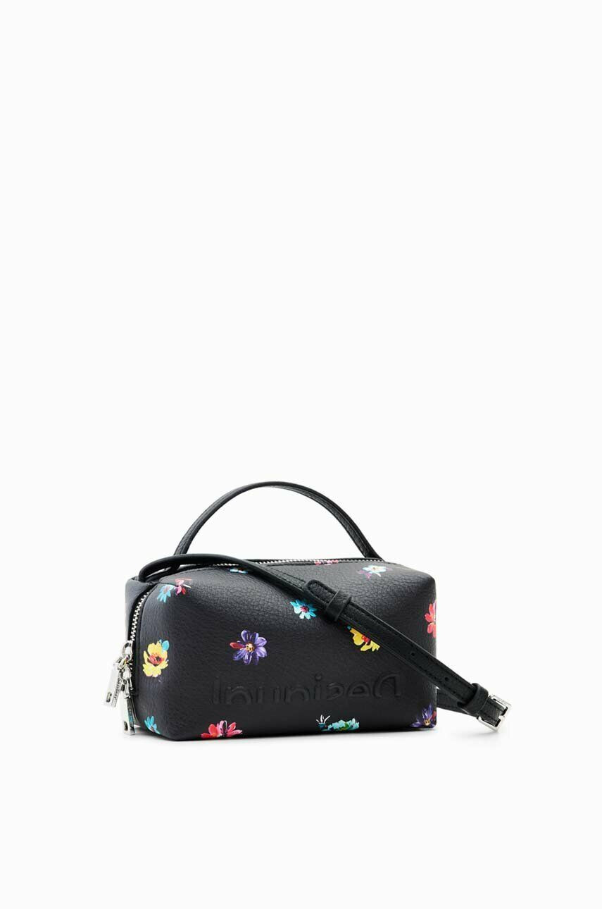 Desigual poseta culoarea negru - Pled.ro