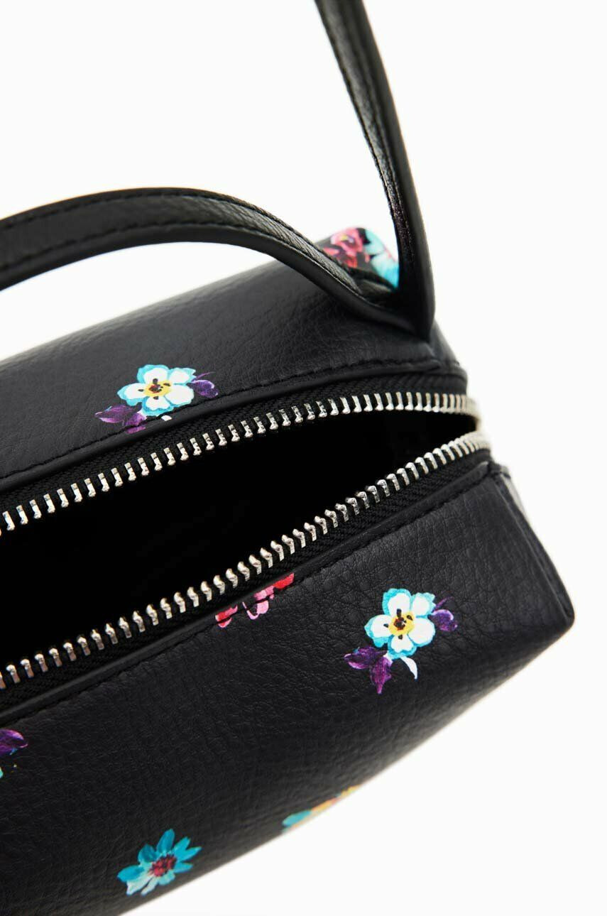 Desigual poseta culoarea negru - Pled.ro