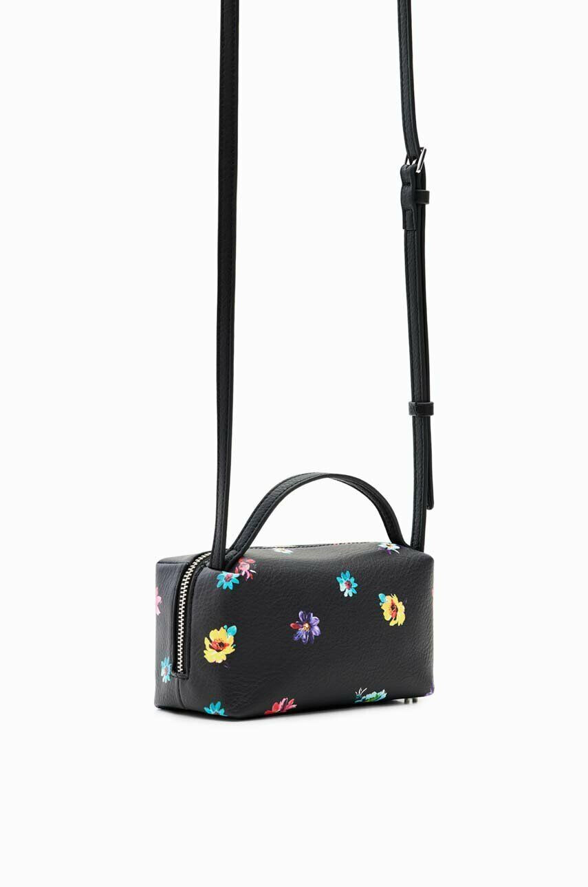 Desigual poseta culoarea negru - Pled.ro