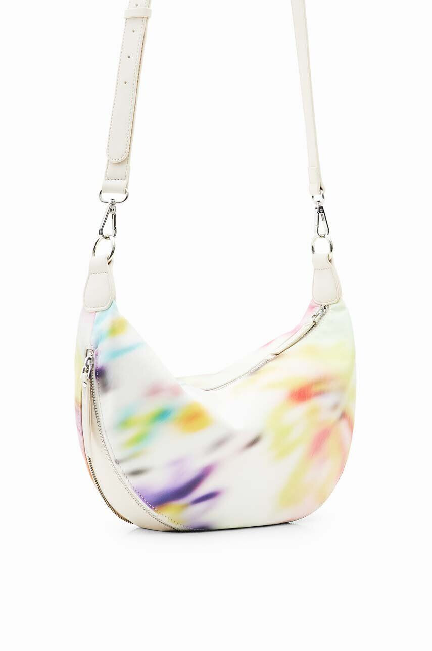 Desigual poseta culoarea alb - Pled.ro