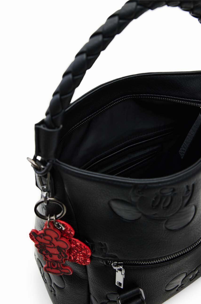 Desigual poseta x Disney culoarea negru - Pled.ro