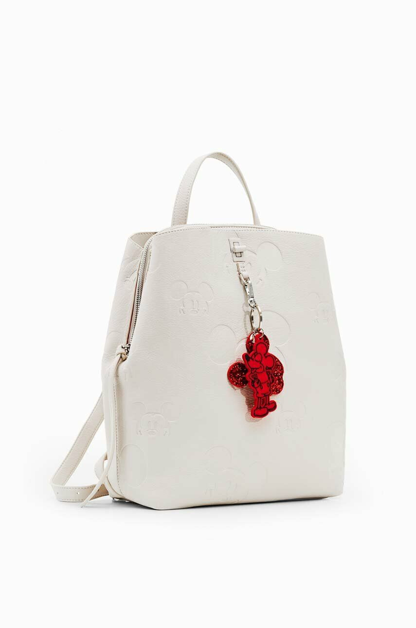 Desigual rucsac femei culoarea alb mic - Pled.ro