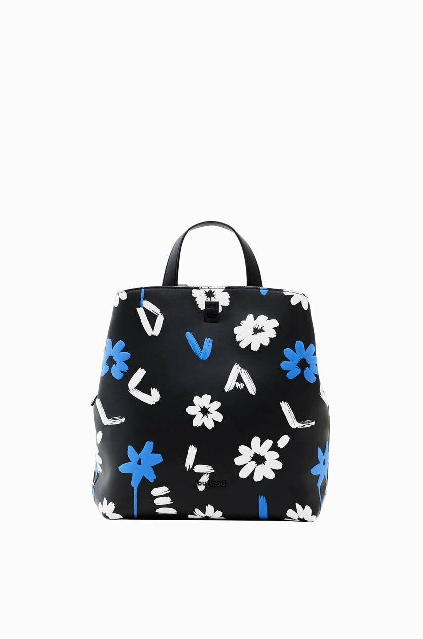 Desigual rucsac femei culoarea negru mare modelator - Pled.ro