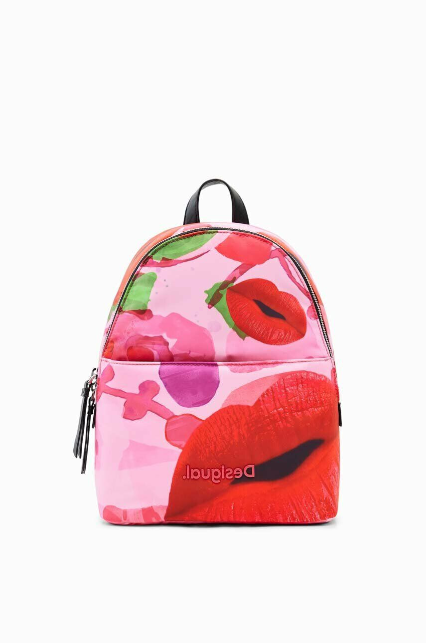 Desigual rucsac femei culoarea roz mare modelator - Pled.ro