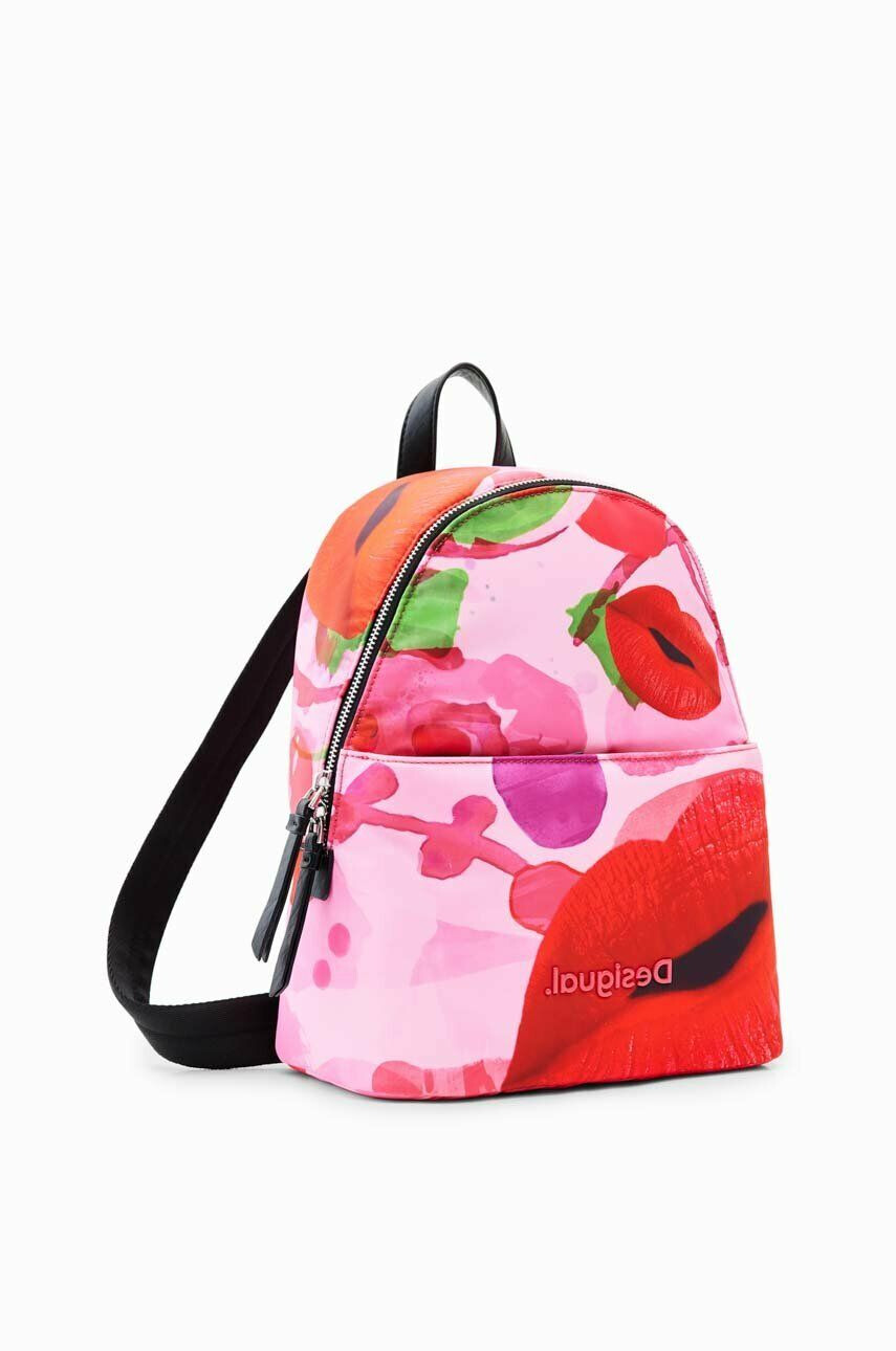 Desigual rucsac femei culoarea roz mare modelator - Pled.ro